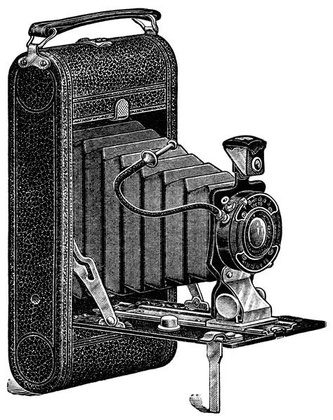 black and white camera clipart|old fashioned camera clip art.